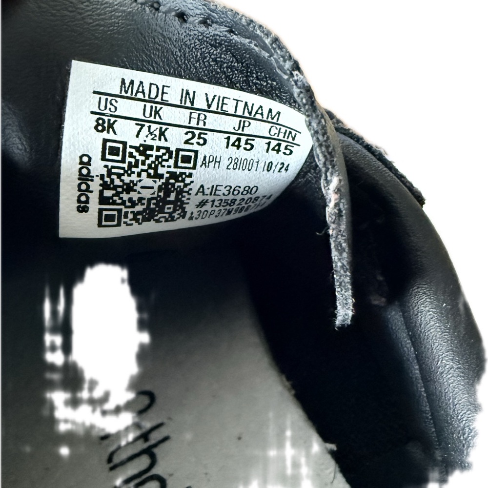 Adidas Black and White Athletic Shoes - Picture 4 of 4